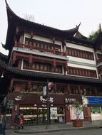 traditional building in city, china