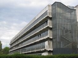 Glass modern building in berlin