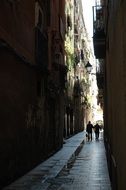 alley in a city