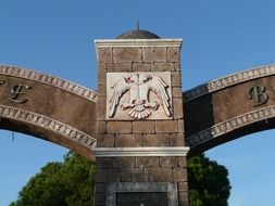 arch in belek on the turkish riviera