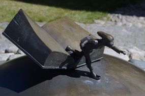 bronze statue of nils holgersson quot, Leaped out of the book quot;
