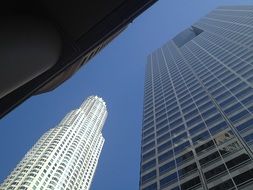 skyscrapers of Los Angeles downtown