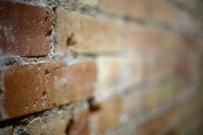 blurred brick wall