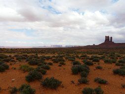 Landscape in Monument Valley