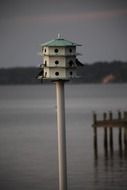 Tree storeyed bird house