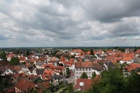 panoramic city view, germany, hessen