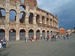 the coliseum architecture monumental