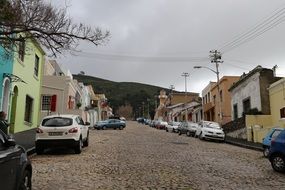 Cobbled street in bo-kaap