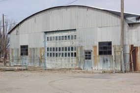 old warehouse in the village