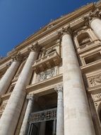 Balcony of Vatican cathedral