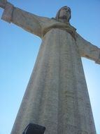 jesus like a huge statue in lisbon