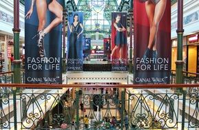 advertising in Canal Walk Shopping Centre of century city, south africa, cape town