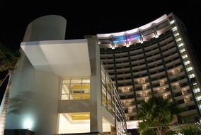 modern building at night