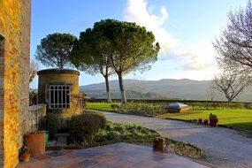 picturesque countryside in Italy