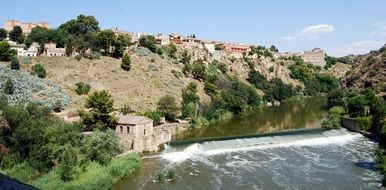 river Tagus in summer