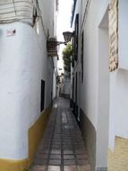 Narrow alley in old town