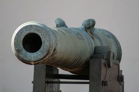 cannon on a fortress in monaco