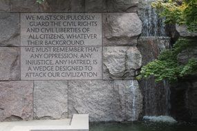 historic memorial waterfall in United States