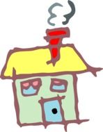 Drawing of small house