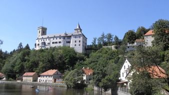 south bohemian castle by the water