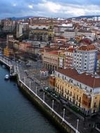 view of a river and small colorful buildings in portugal