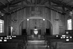 Inside of the fort Reno in Oklahoma