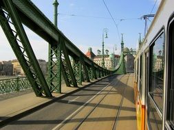 Photo of electric bridge in Budapest