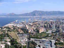 Palermo aerial view, Sicily