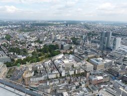 Frankfurt aerial view