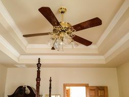 wood ceiling fan