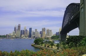 view of Sydney Harbor, Australia