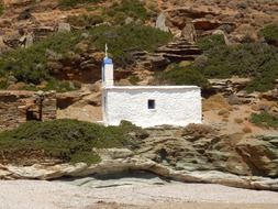 church in greek islands