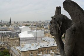 city panorama of Paris France