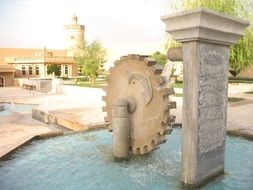Beautiful citadel in Isfahan, Iran