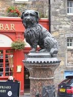 dog statue edinburgh