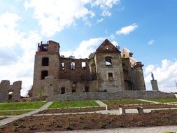 Ruins of an ancient building in Poland