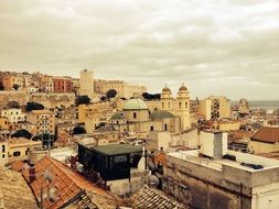 roofs of the old port city