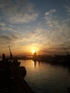 cape town harbor sunset