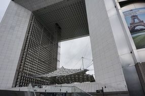 arch in Defense district in Paris