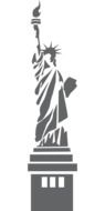 statue liberty lady drawing