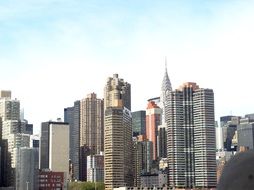 skyscrapers in new york day