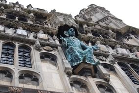 monument on the cathedral