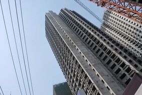 Photo of high buildings construction
