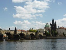 Charles bridge in Prague, Czech Republic