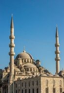 Landscape of blue mosque in istanbul