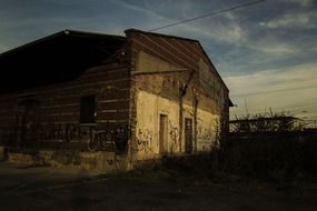 Photo of old Brick barn