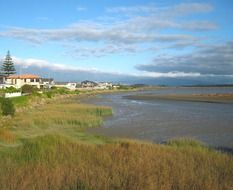 Landscape of ocean coast