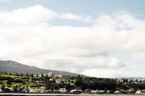 iceland town landscape