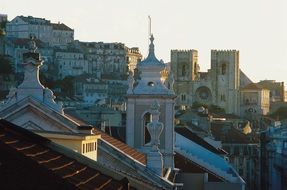 Landscape of cathedral in Lisbon