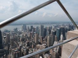 on the roof of the Empire State Building